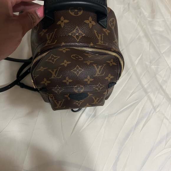 Louis Vuitton Palm Springs Monogram Mini Brown Backpack - Picture 3 of 6